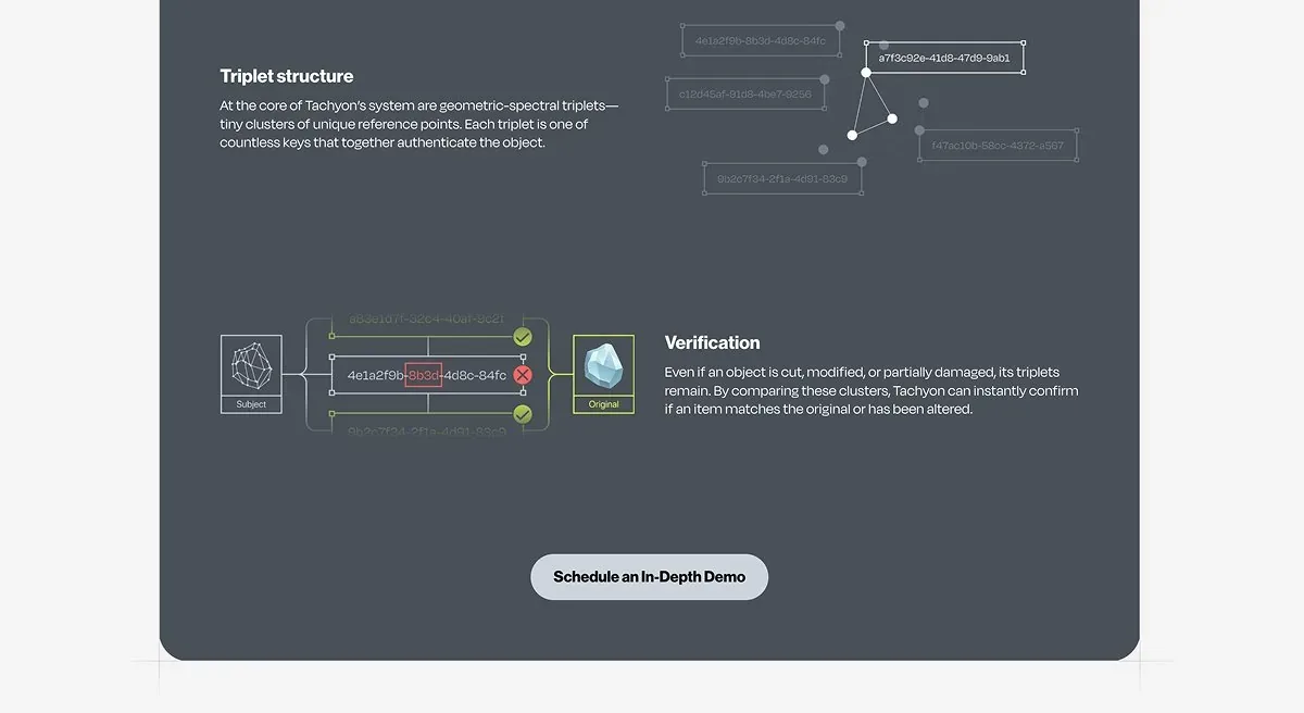 The grayscale design language of the site