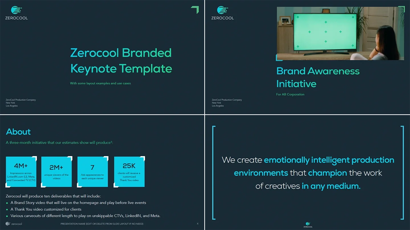 The Keynote template