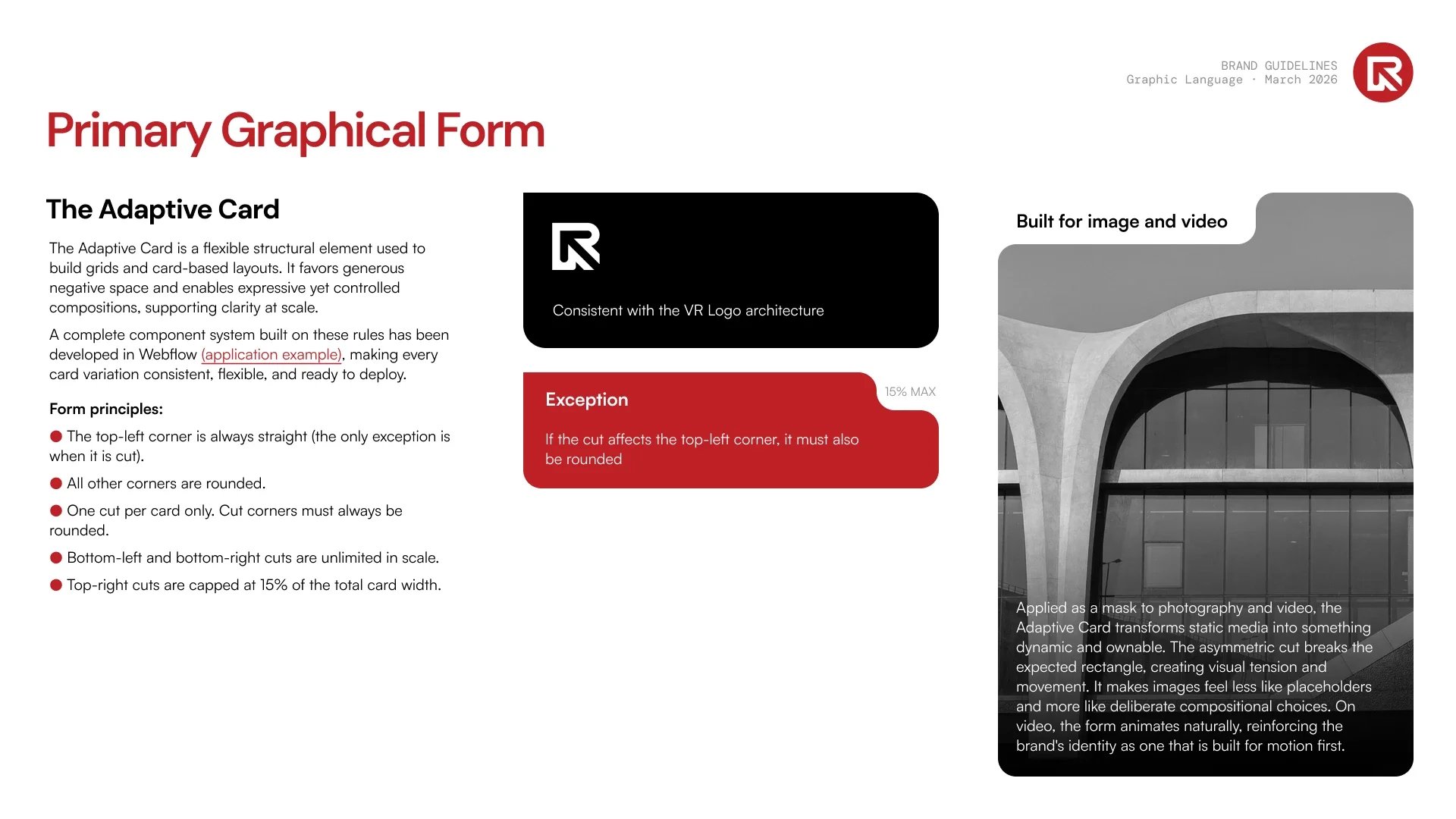 The Vistas Rathmore Adaptive Card system